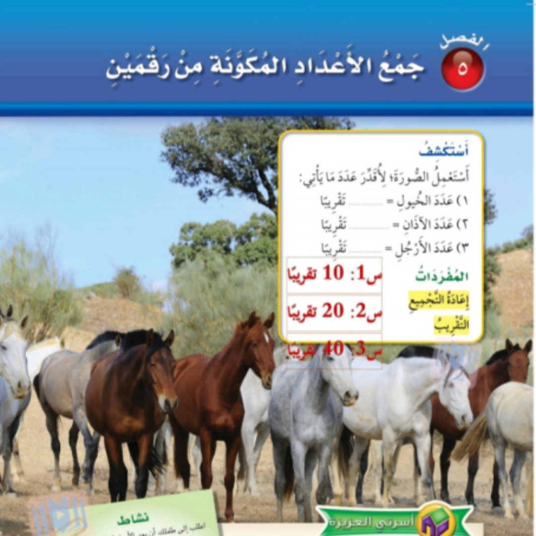 حل الفصل الخامس رياضيات ثاني ابتدائي الفصل الاول 1448
