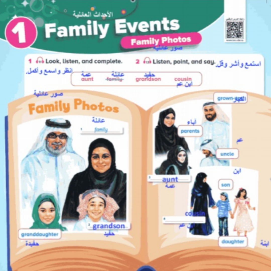 حل الوحدة الاولى انجليزي رابع ابتدائي الفصل الاول 1448