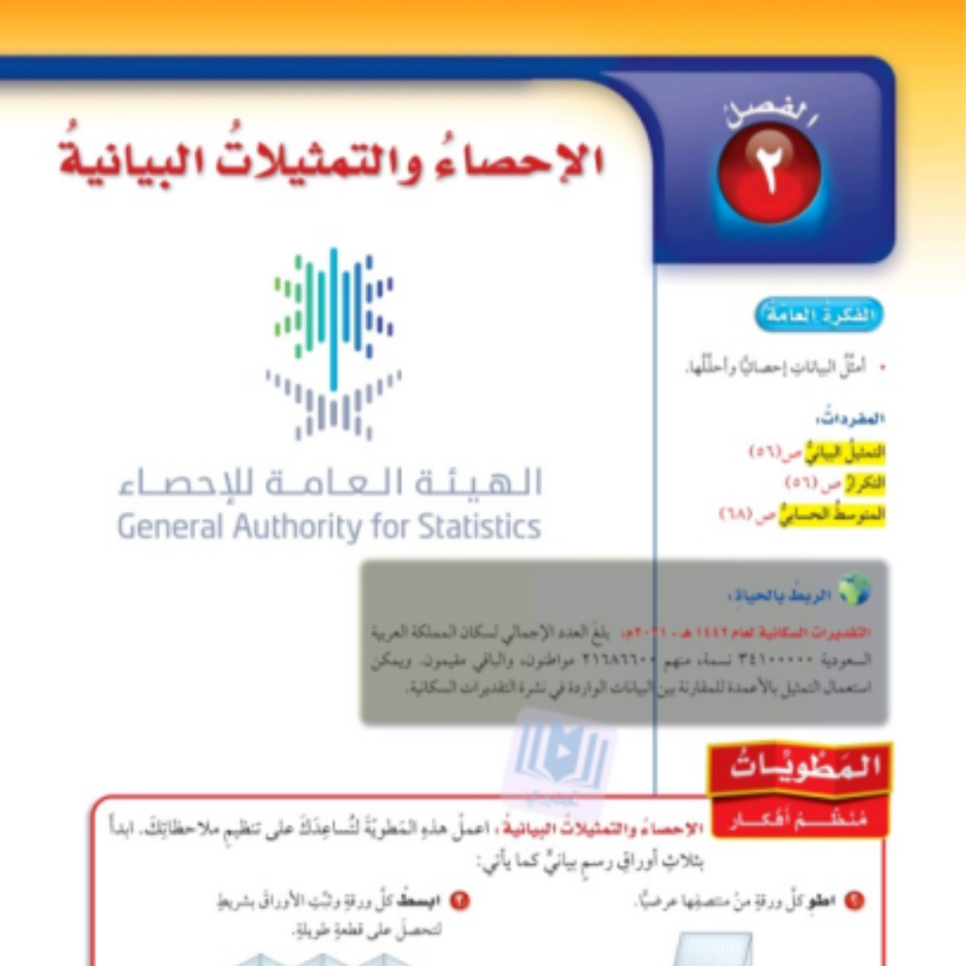 حل الفصل الثاني رياضيات سادس ابتدائي ف1 1448