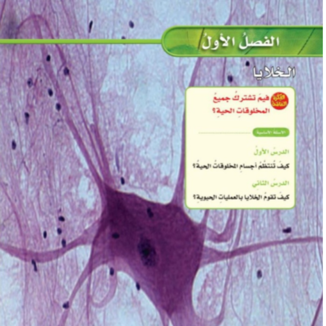 حل الفصل الاول الخلايا علوم سادس ابتدائي الفصل الاول 1448